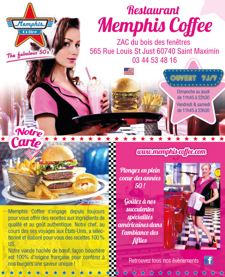 Restaurant memphis Coffee à SaintMaximin